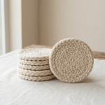 Woven Cotton Coaster Set of 6