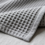 Cotton Waffle Knit Throw Blanket