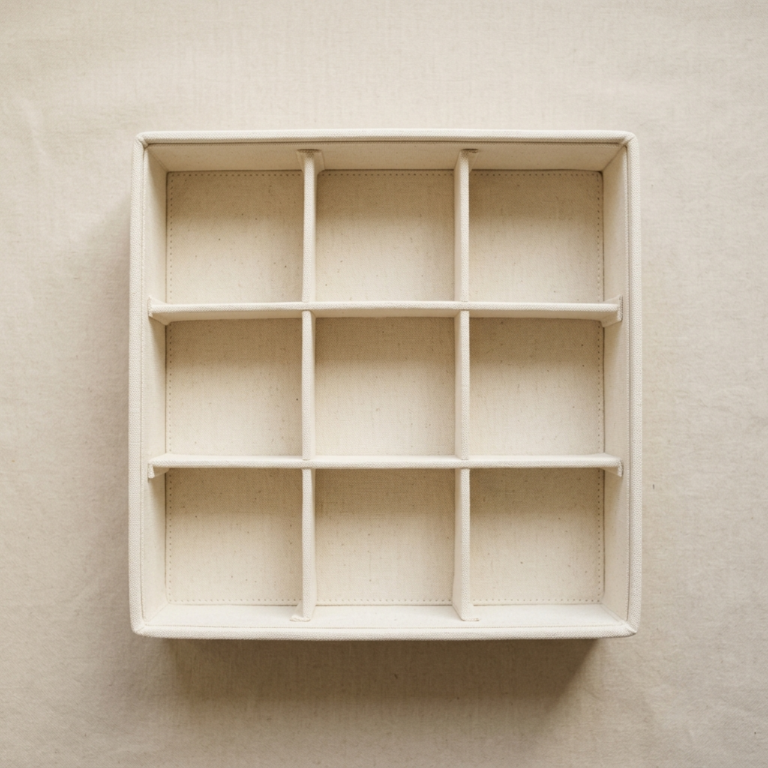 Fabric Drawer Organizer Tray