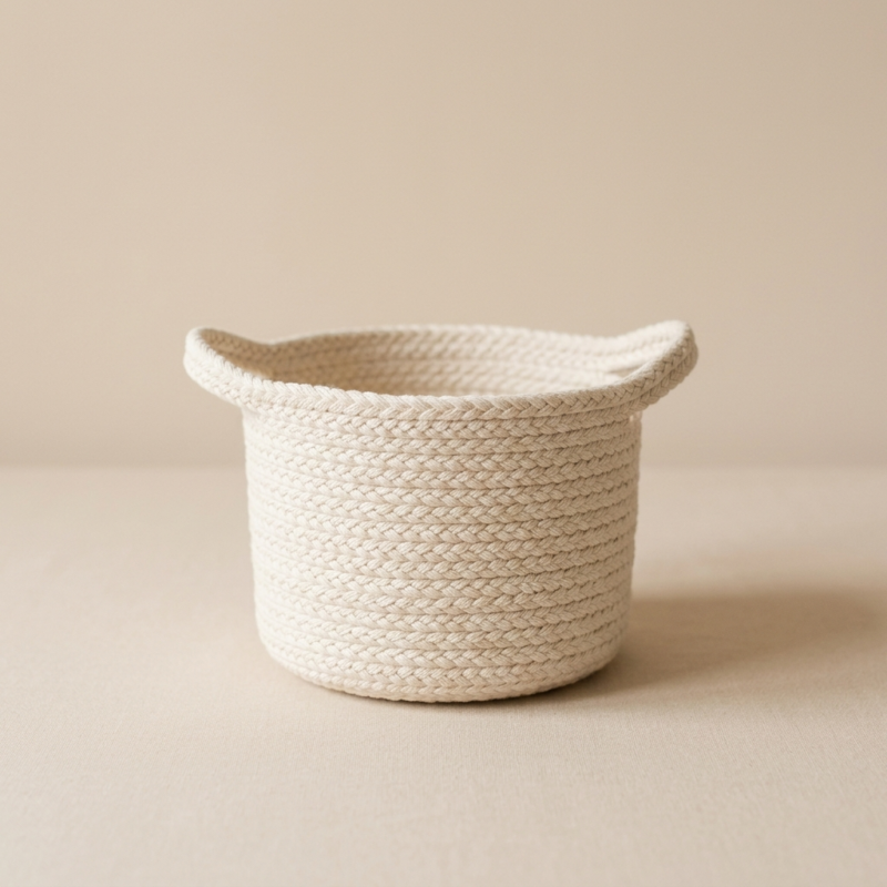 Mini Cotton Rope Storage Basket