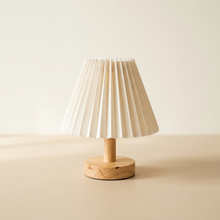 Mini Pleated Shade Table Lamp