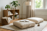 Quilted Cotton Floor Cushion