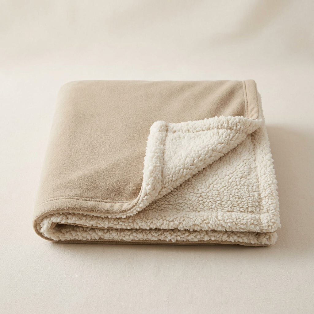Reversible Sherpa Fleece Throw Blanket Reversible Sherpa Fleece Throw Blanket