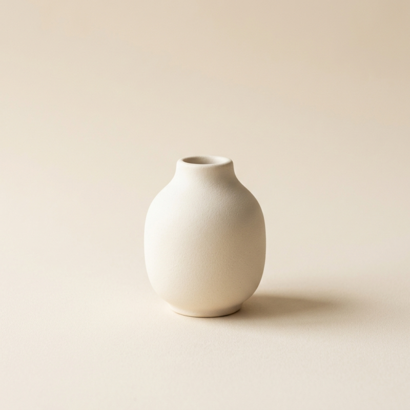 Small Matte Ceramic Bud Vase