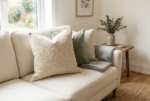 Textured Cotton Decorative Throw Pillow Cover