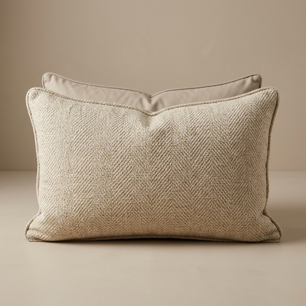 Woven Lumbar Decorative Pillow with Insert Woven Lumbar Decorative Pillow with Insert